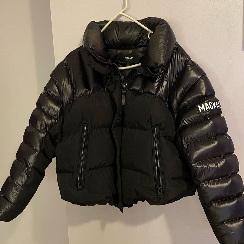 Mackage Women's Black Puffer Coat